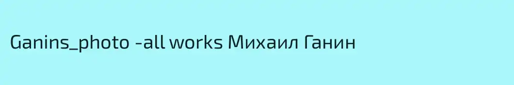 Ganins_photo -all works Михаил Ганин